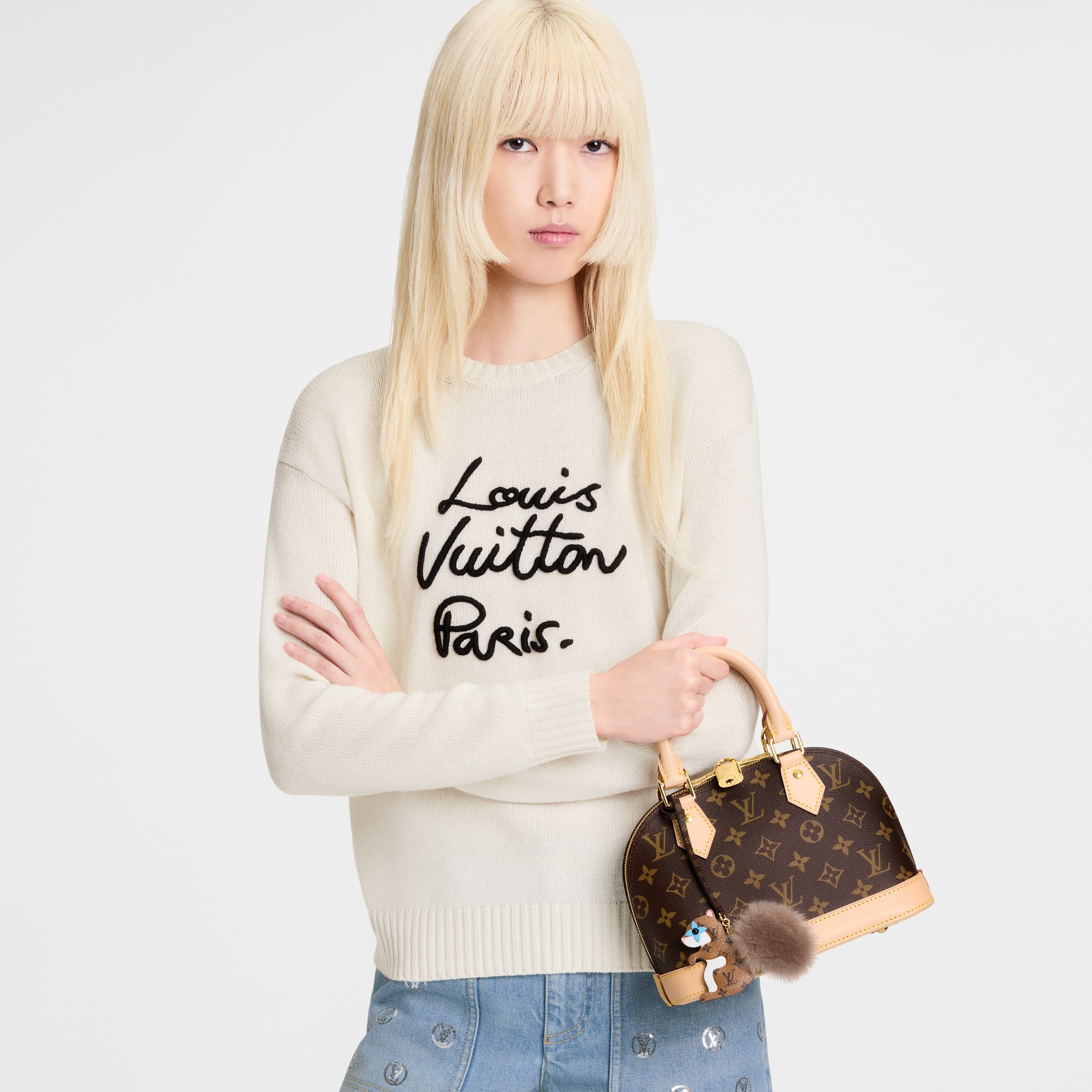 バッグチャーム・スクワロル LV ファーリーフレンド S00｜ルイ